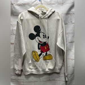 Disney Mickey Mouse hoodie white‎ size large